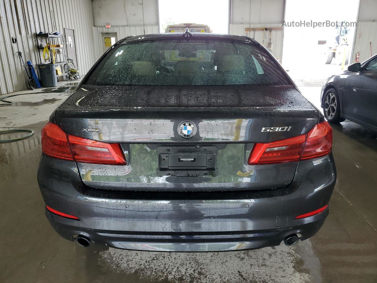 2019 Bmw 530 Xi Black vin: WBAJA7C56KWW40440