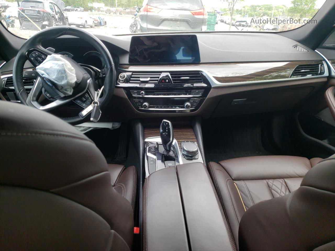 2019 Bmw 530 Xi Brown vin: WBAJA7C57KWW06507