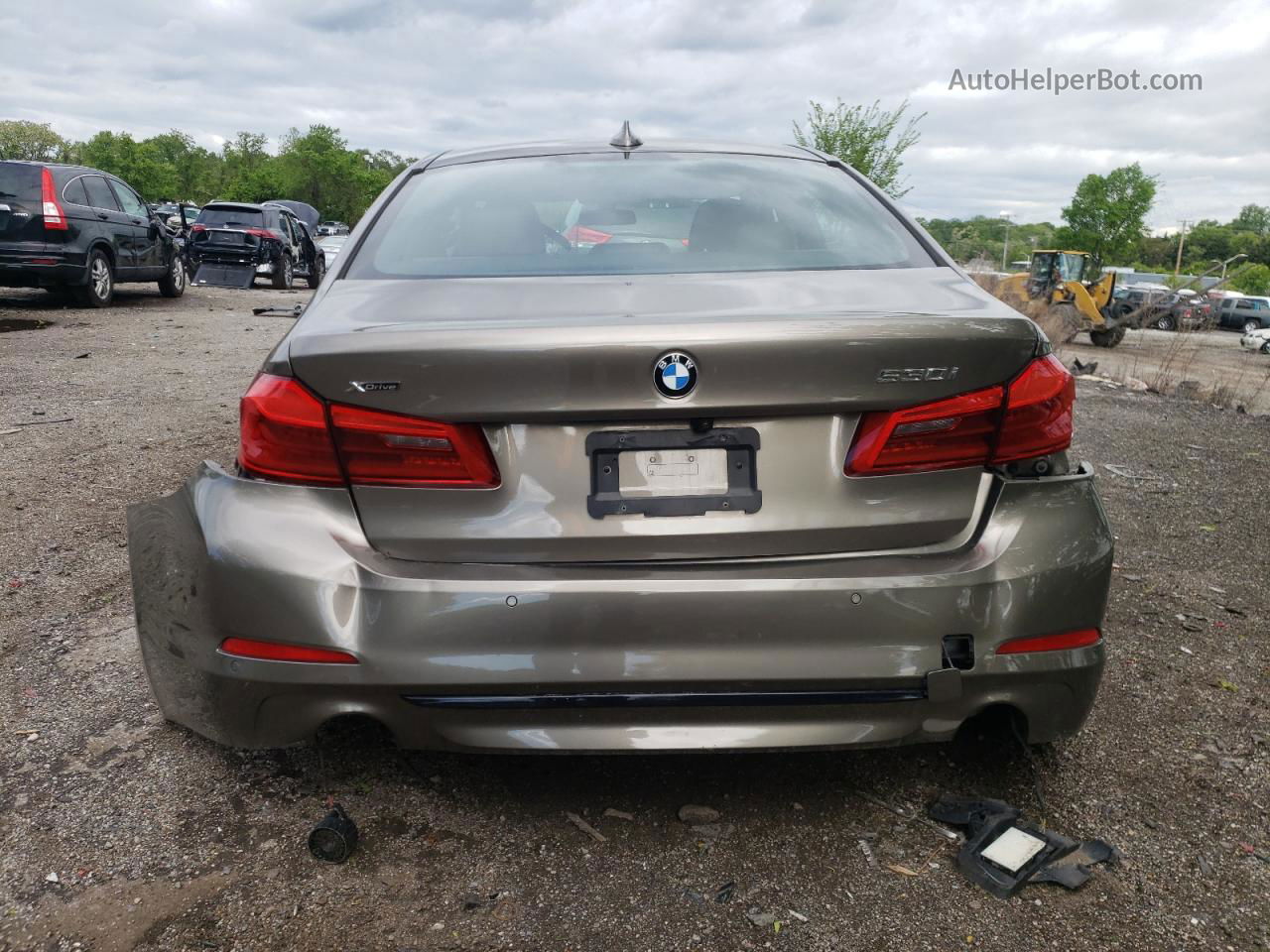 2019 Bmw 530 Xi Brown vin: WBAJA7C57KWW06507