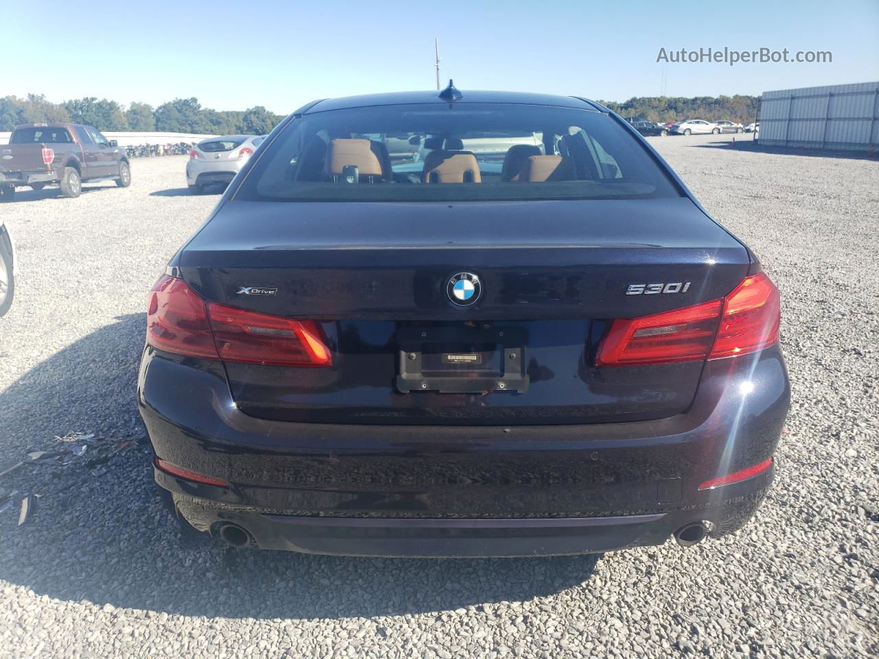 2018 Bmw 530 Xi Black vin: WBAJA7C59JG908308