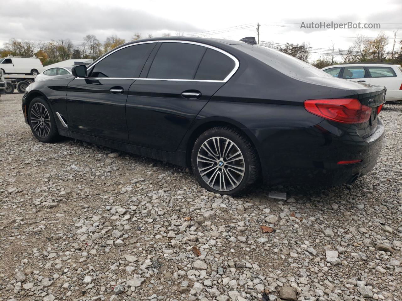 2018 Bmw 530 Xi Black vin: WBAJA7C59JG908678