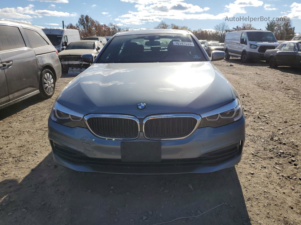 2019 Bmw 530 Xi Gray vin: WBAJA7C59KG909654