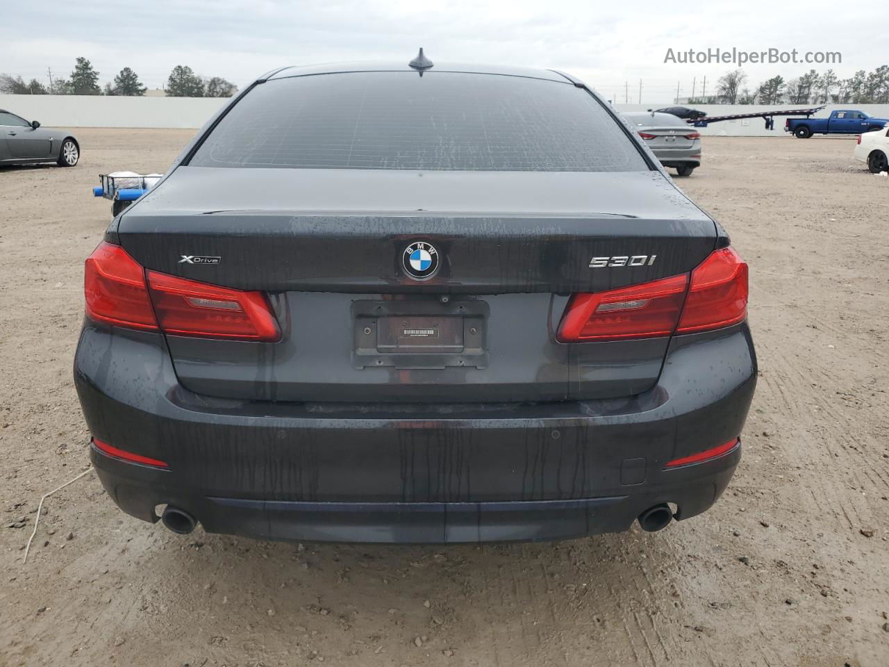 2019 Bmw 530 Xi Charcoal vin: WBAJA7C59KG910545