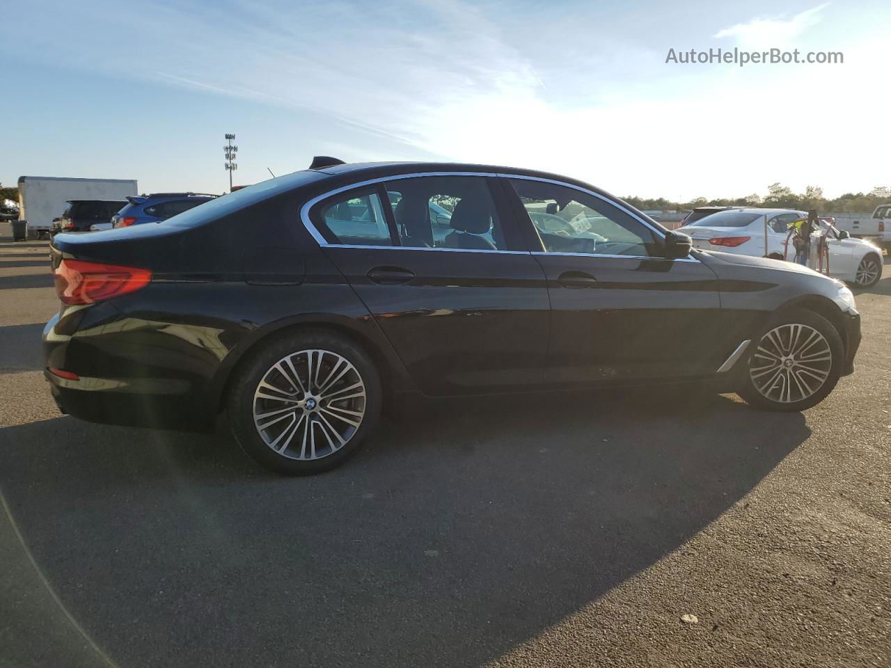 2019 Bmw 530 Xi Black vin: WBAJA7C59KG910707