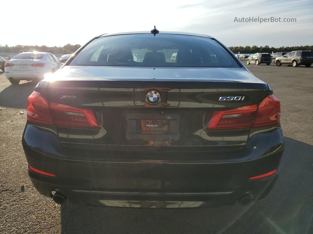 2019 Bmw 530 Xi Black vin: WBAJA7C59KG910707