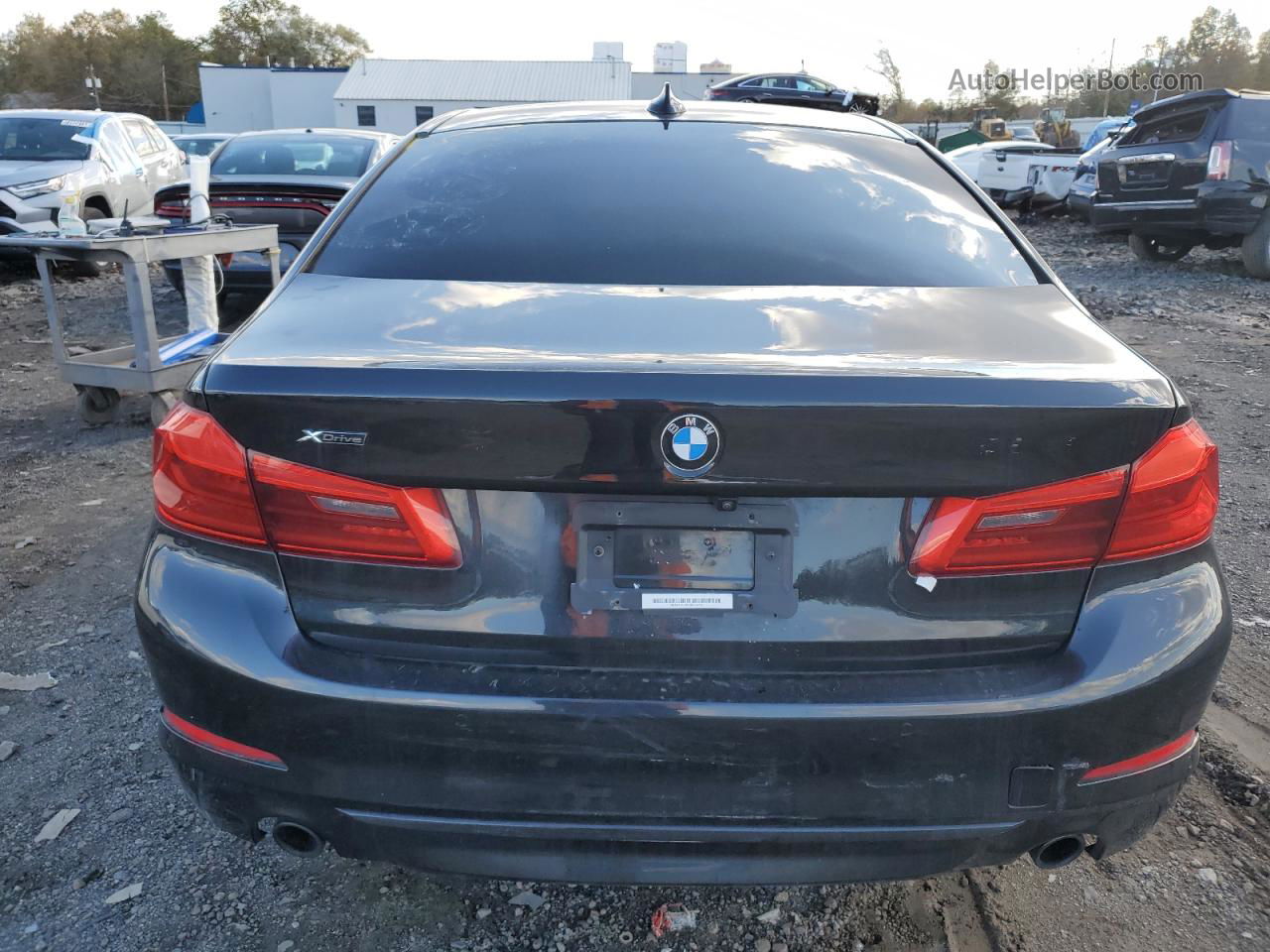 2019 Bmw 530 Xi Black vin: WBAJA7C59KWW12714