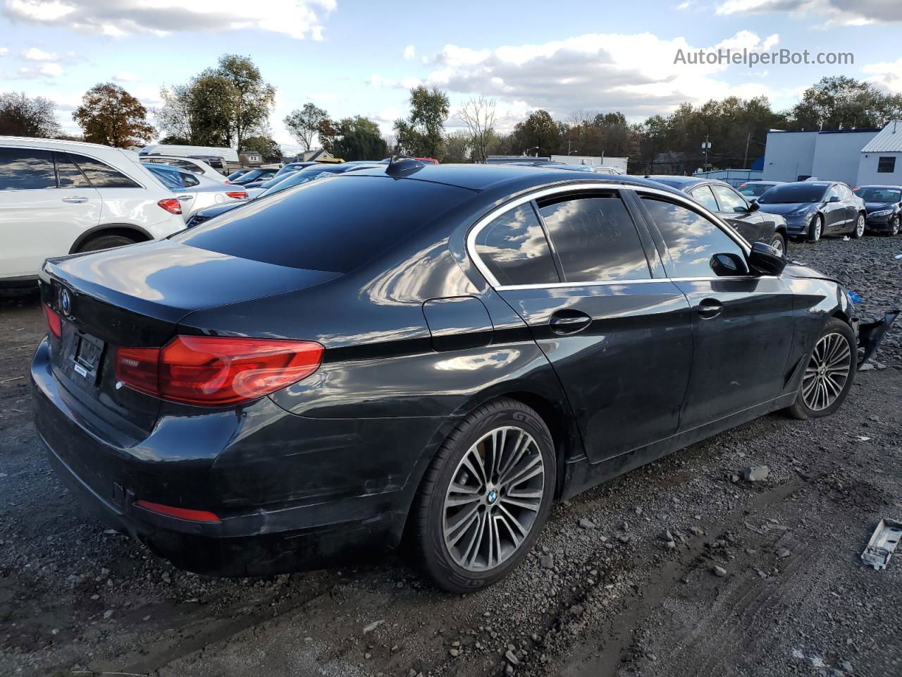 2019 Bmw 530 Xi Black vin: WBAJA7C59KWW12714