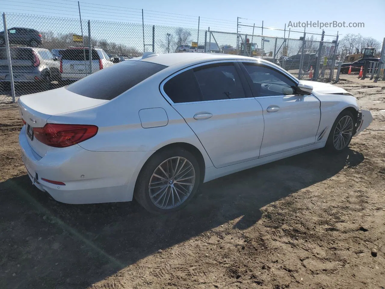 2019 Bmw 530 Xi White vin: WBAJA7C59KWW31506