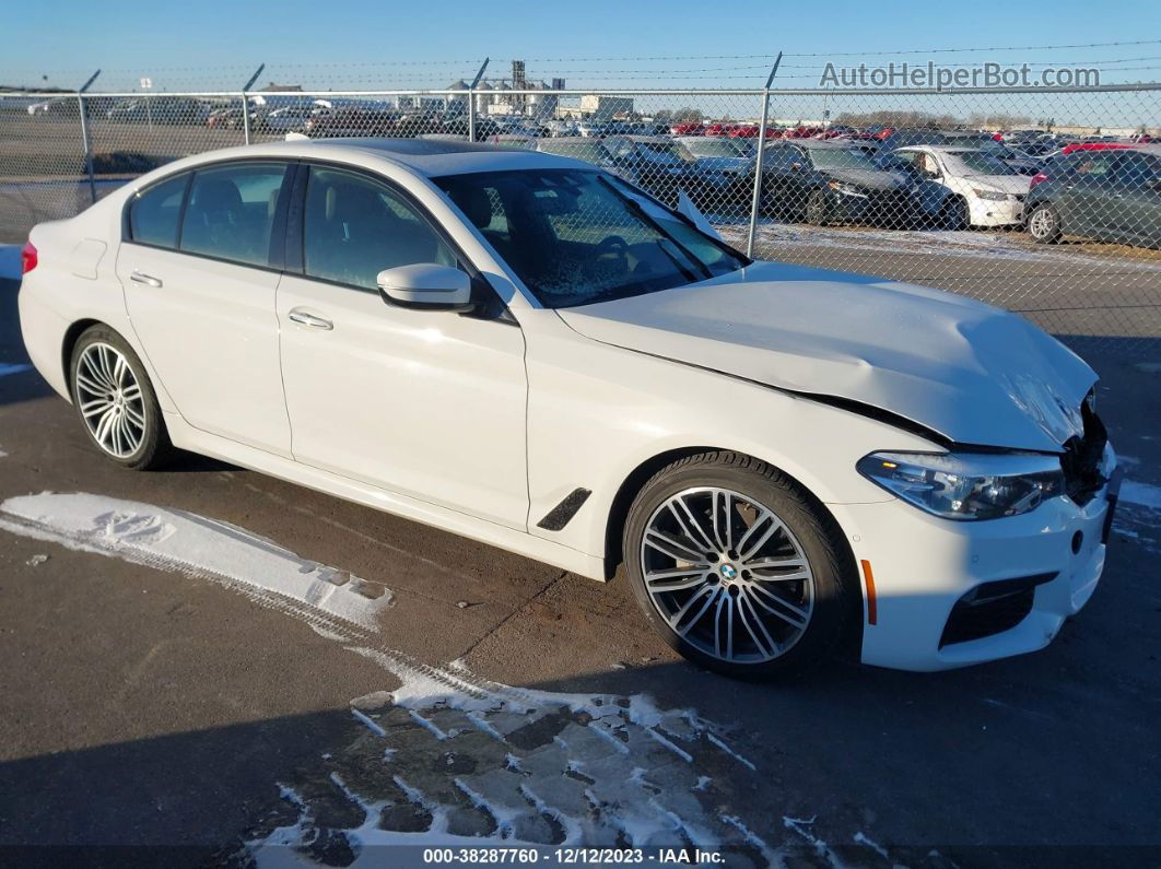 2018 Bmw 530i Xdrive Белый vin: WBAJA7C5XJG908124