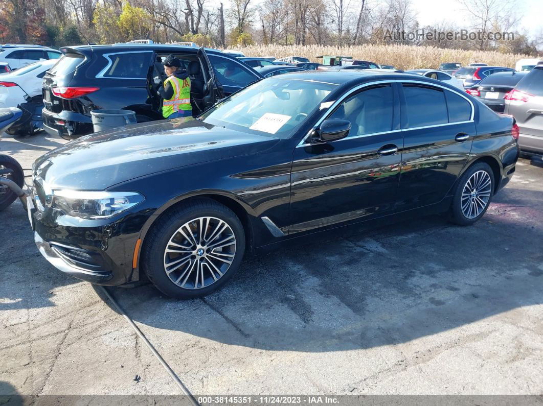 2018 Bmw 530i Xdrive Black vin: WBAJA7C5XJWC75312