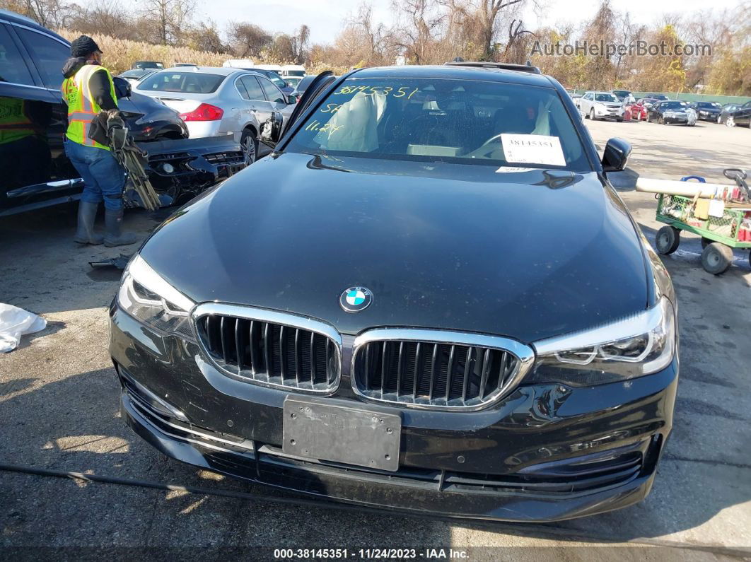 2018 Bmw 530i Xdrive Black vin: WBAJA7C5XJWC75312