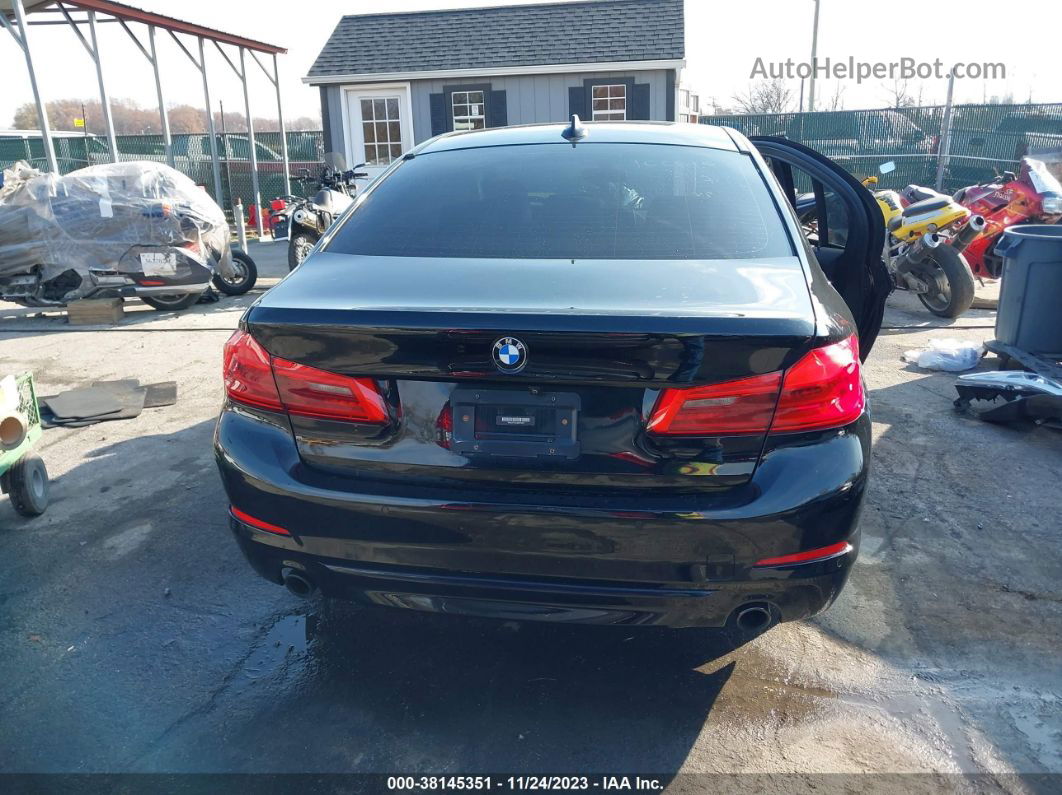 2018 Bmw 530i Xdrive Black vin: WBAJA7C5XJWC75312