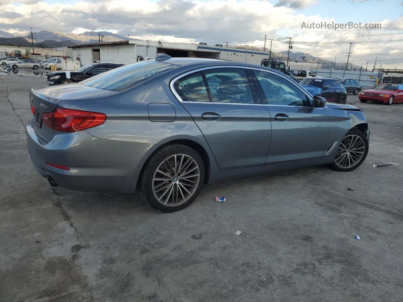 2020 Bmw 530e  Gray vin: WBAJA9C02LCD47639