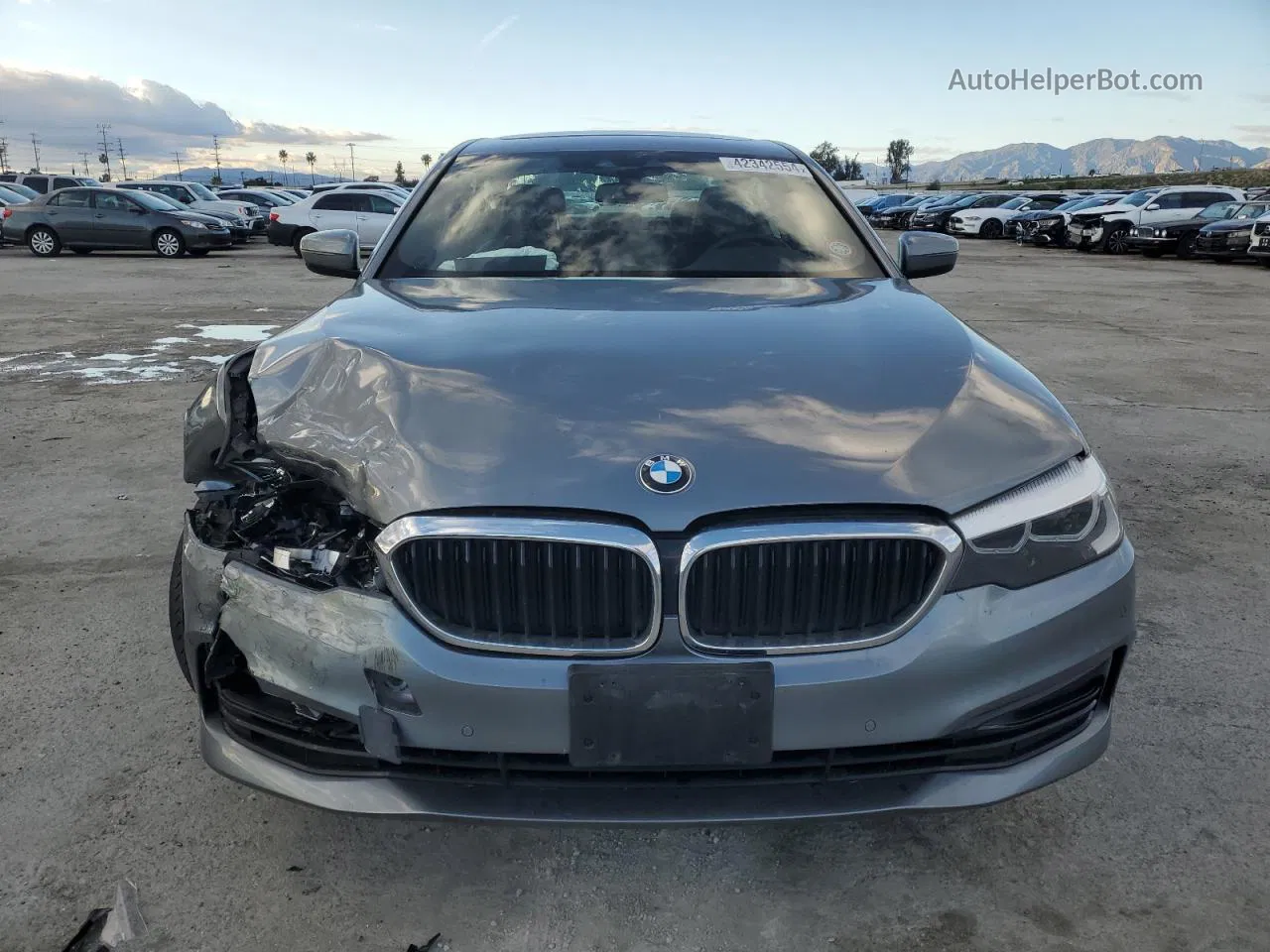 2020 Bmw 530e  Gray vin: WBAJA9C02LCD47639