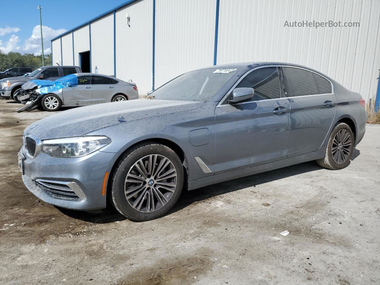 2020 Bmw 530e  Gray vin: WBAJA9C03LCD54177