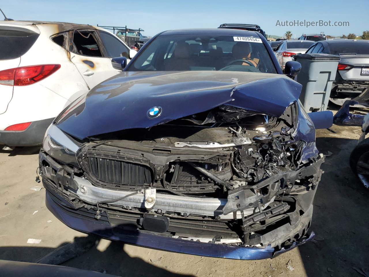 2020 Bmw 530e  Blue vin: WBAJA9C05LCE15853