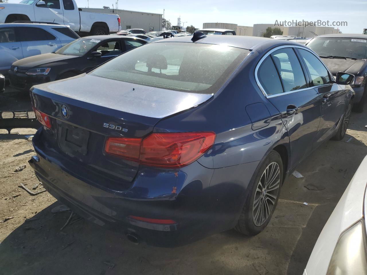 2020 Bmw 530e  Blue vin: WBAJA9C05LCE15853