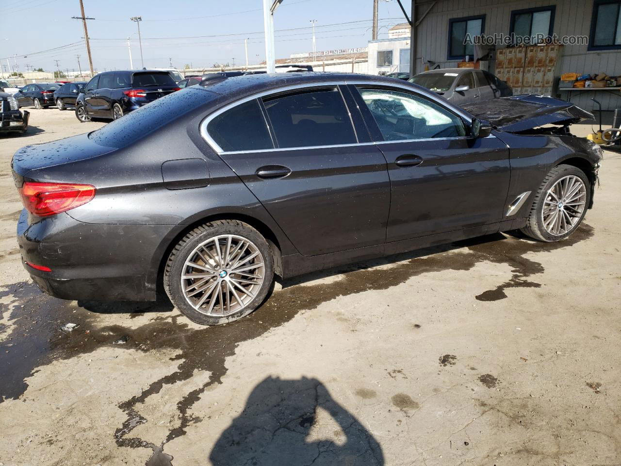 2020 Bmw 530e  Gray vin: WBAJA9C06LCD51404