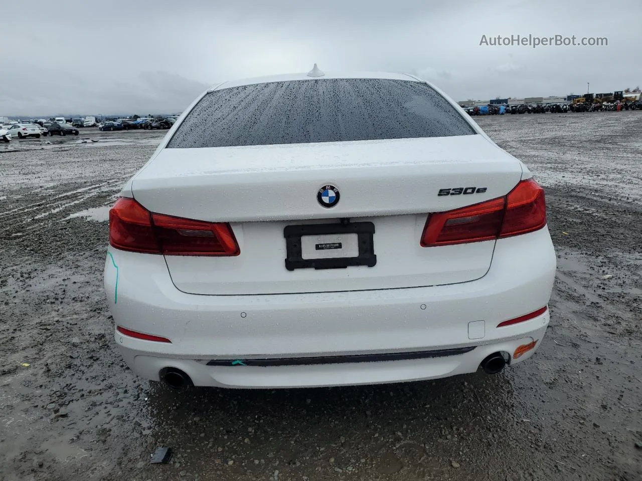 2020 Bmw 530e  White vin: WBAJA9C0XLCE38321