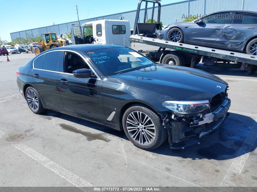 2019 Bmw 5 Series 530e Iperformance Black vin: WBAJA9C50KB398621