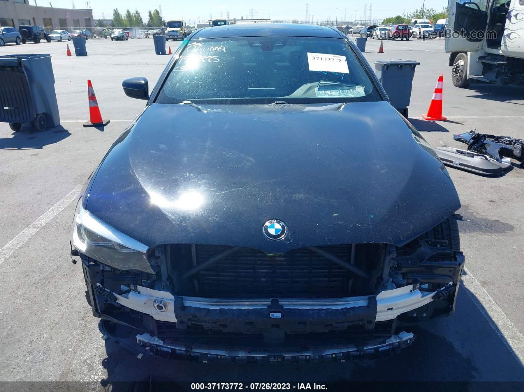 2019 Bmw 5 Series 530e Iperformance Black vin: WBAJA9C50KB398621