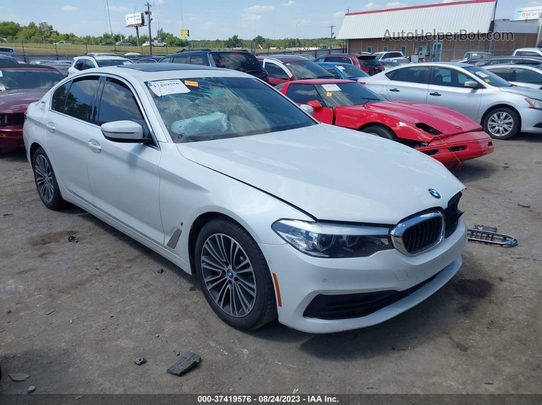 2019 Bmw 530e Iperformance White vin: WBAJA9C51KB389412