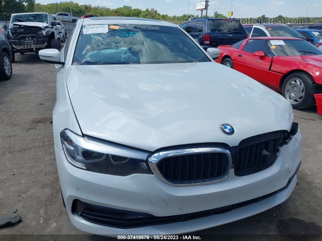 2019 Bmw 530e Iperformance White vin: WBAJA9C51KB389412