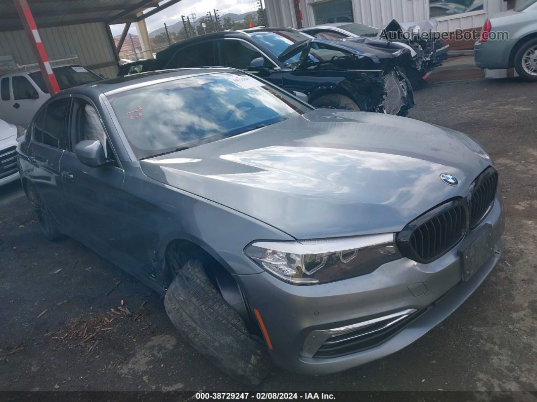 2018 Bmw 530e Iperformance Gray vin: WBAJA9C52JB251814