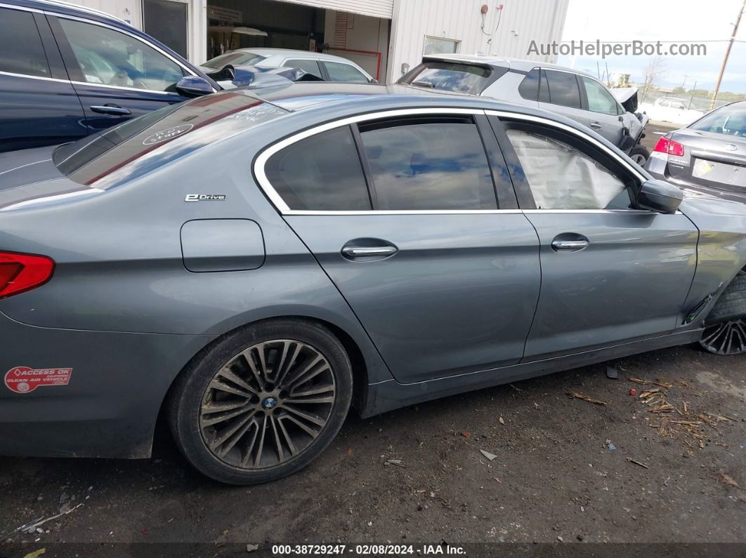 2018 Bmw 530e Iperformance Gray vin: WBAJA9C52JB251814