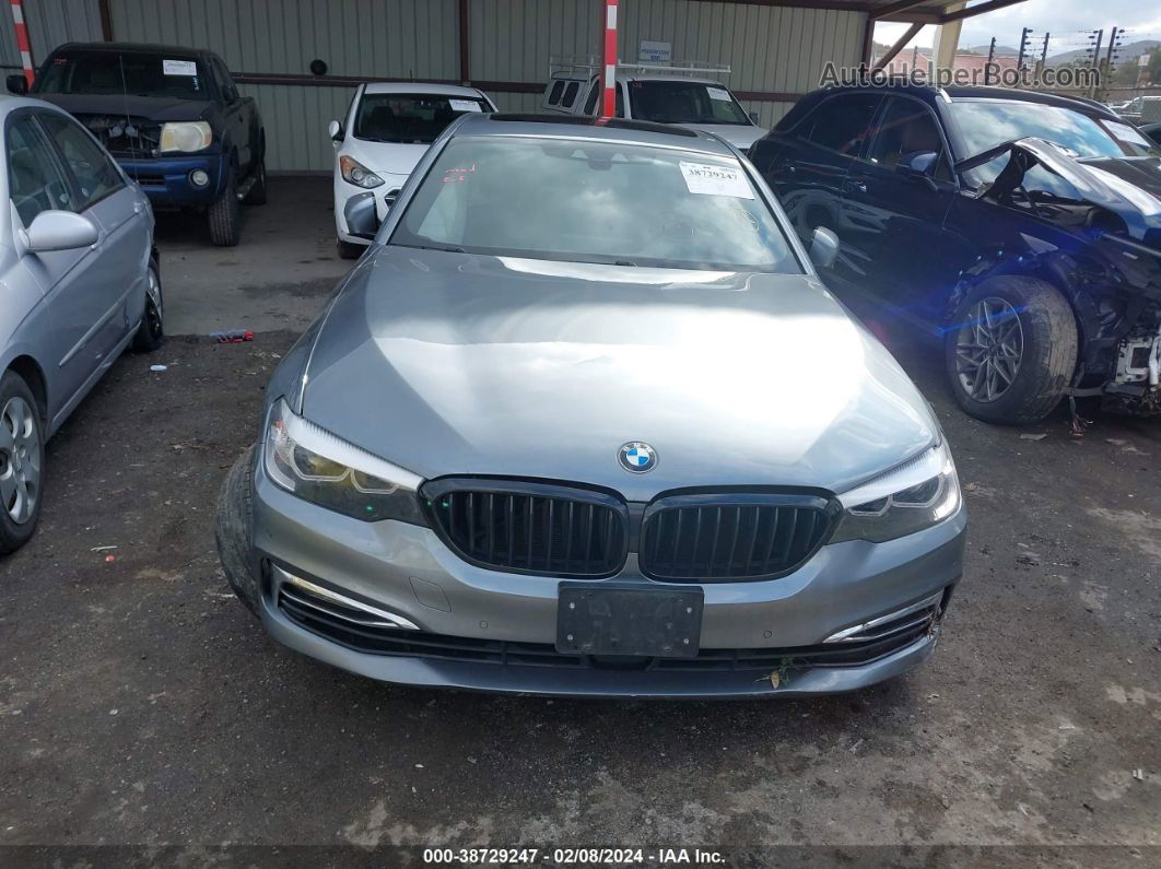 2018 Bmw 530e Iperformance Gray vin: WBAJA9C52JB251814