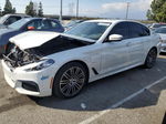 2018 Bmw 530e  White vin: WBAJA9C55JB034063