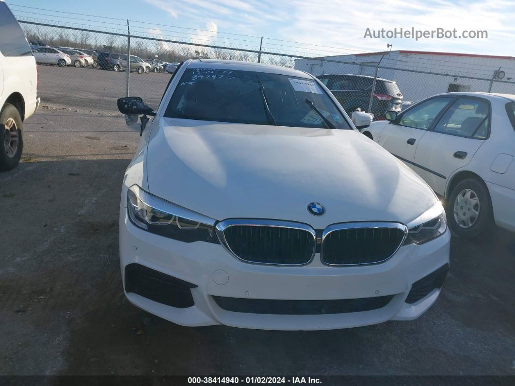 2019 Bmw 530e Iperformance White vin: WBAJA9C55KB393477