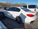 2019 Bmw 530e Iperformance White vin: WBAJA9C55KB393477