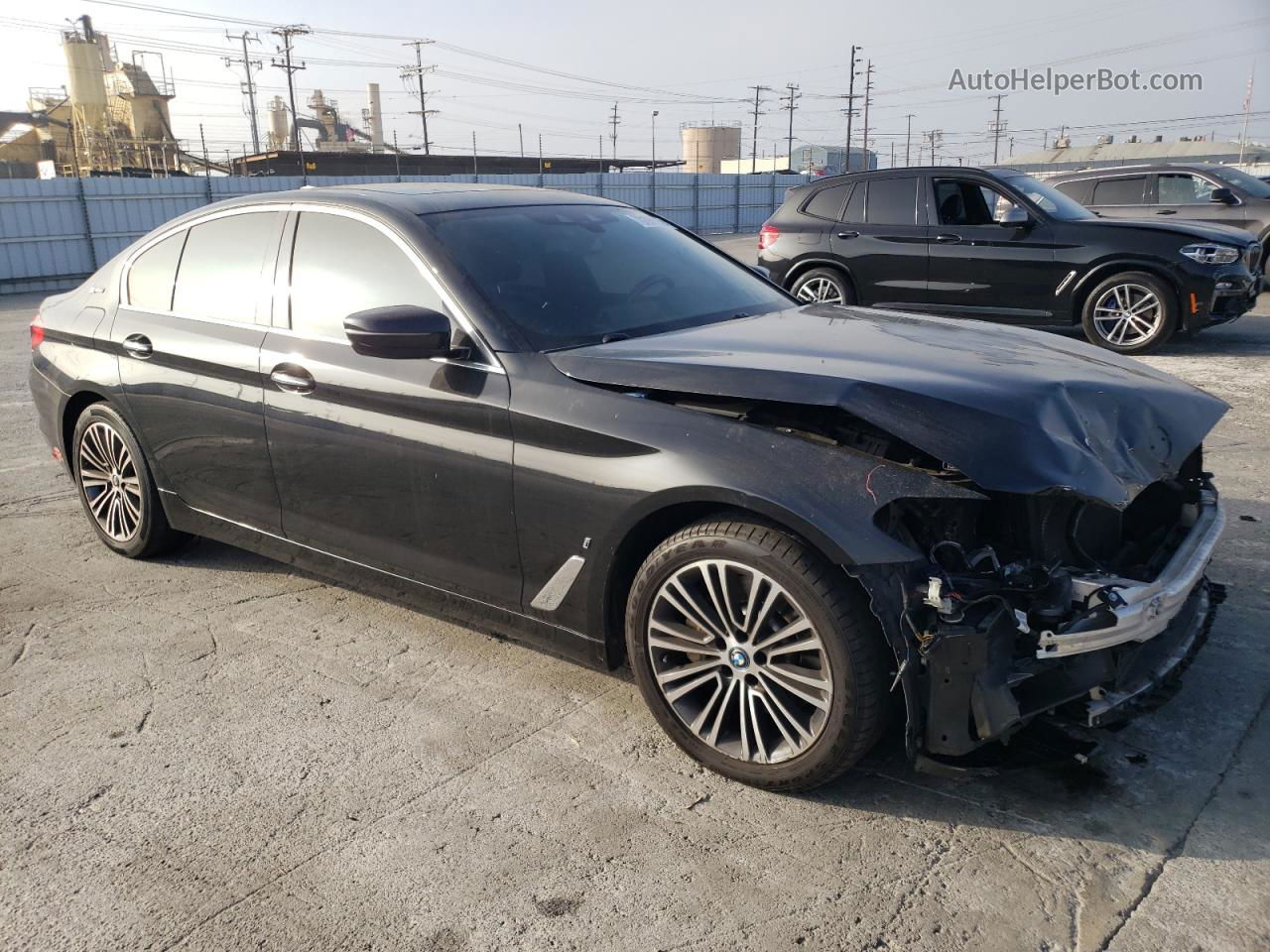 2018 Bmw 530e  Gray vin: WBAJA9C56JB250715