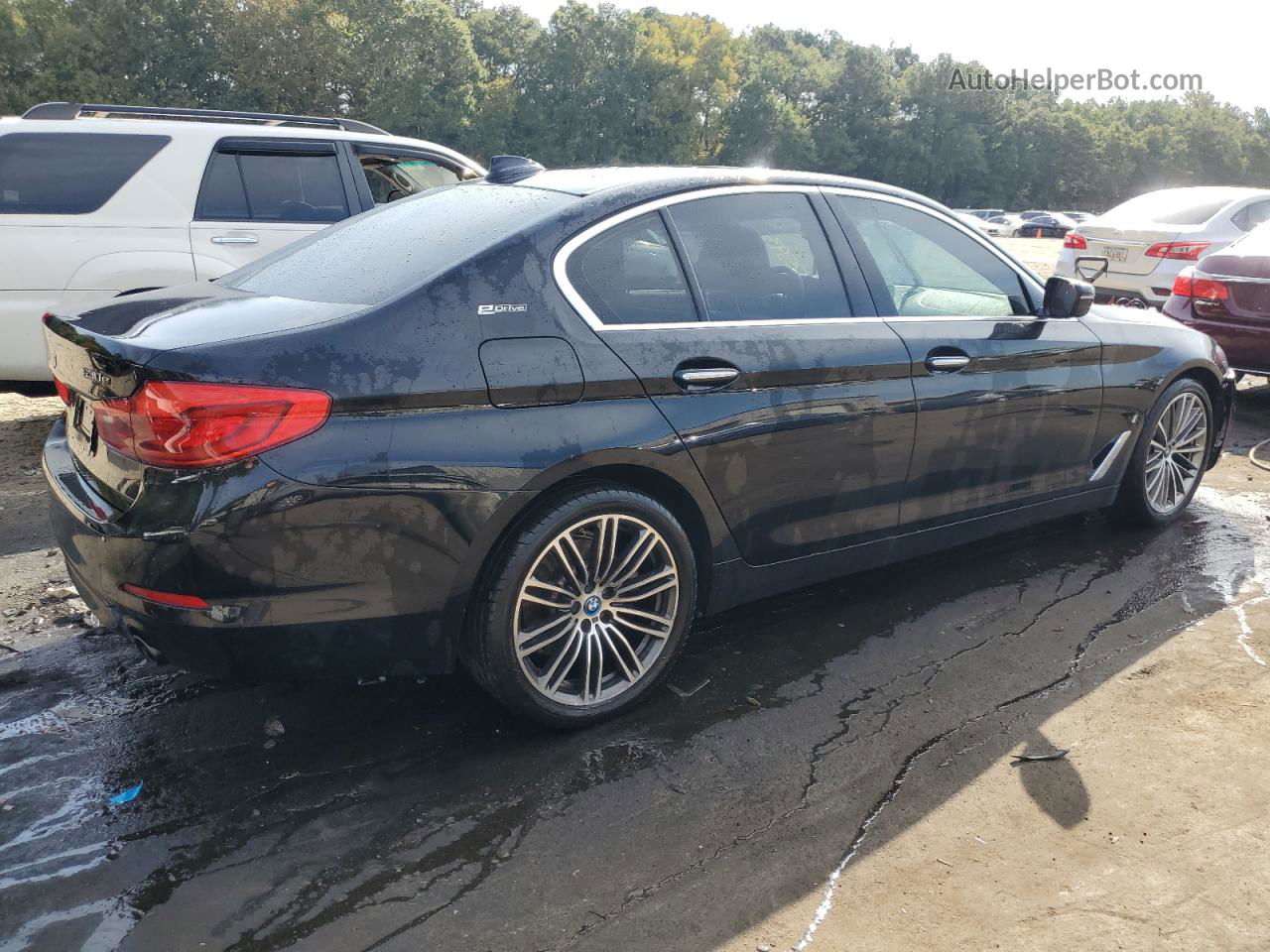 2018 Bmw 530e  Black vin: WBAJA9C56JB252593