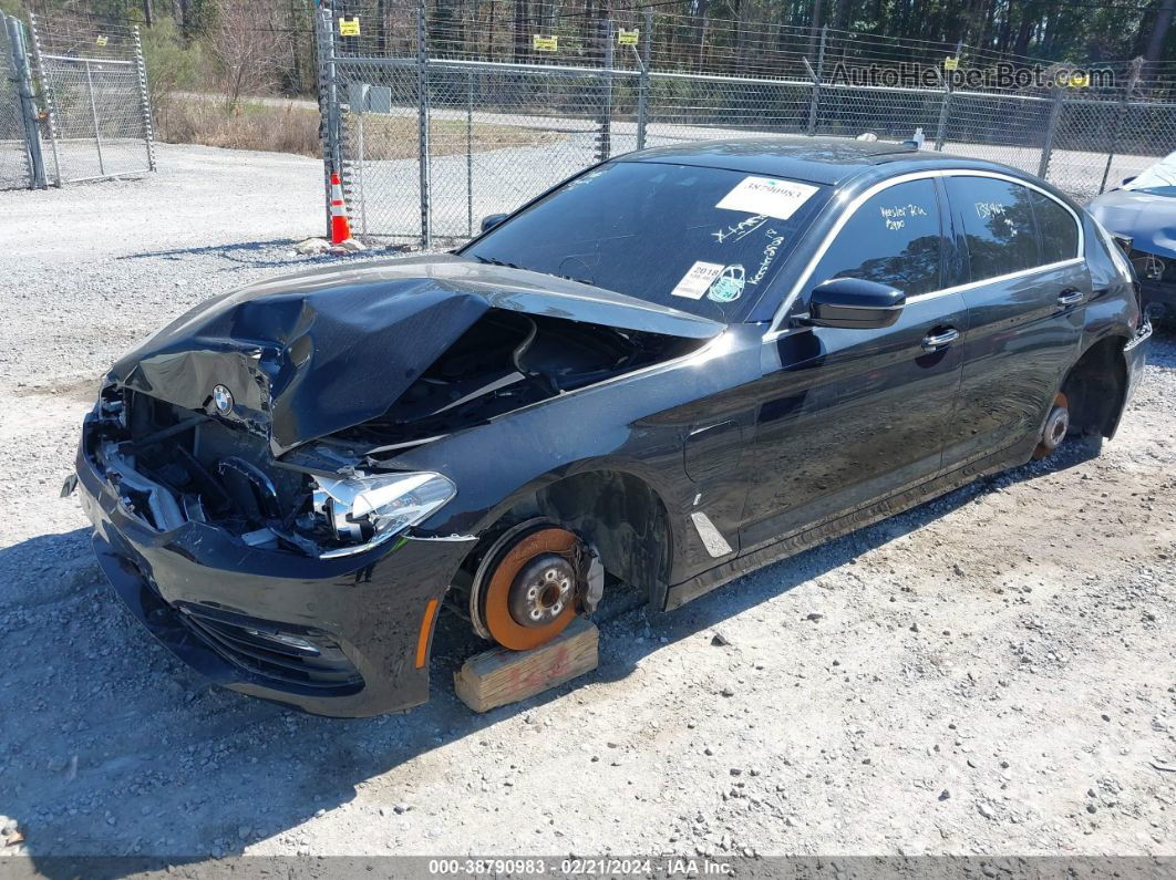 2018 Bmw 530e Iperformance Черный vin: WBAJA9C56JG622928