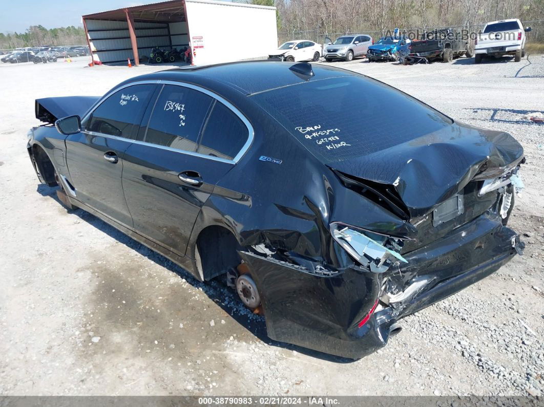 2018 Bmw 530e Iperformance Black vin: WBAJA9C56JG622928