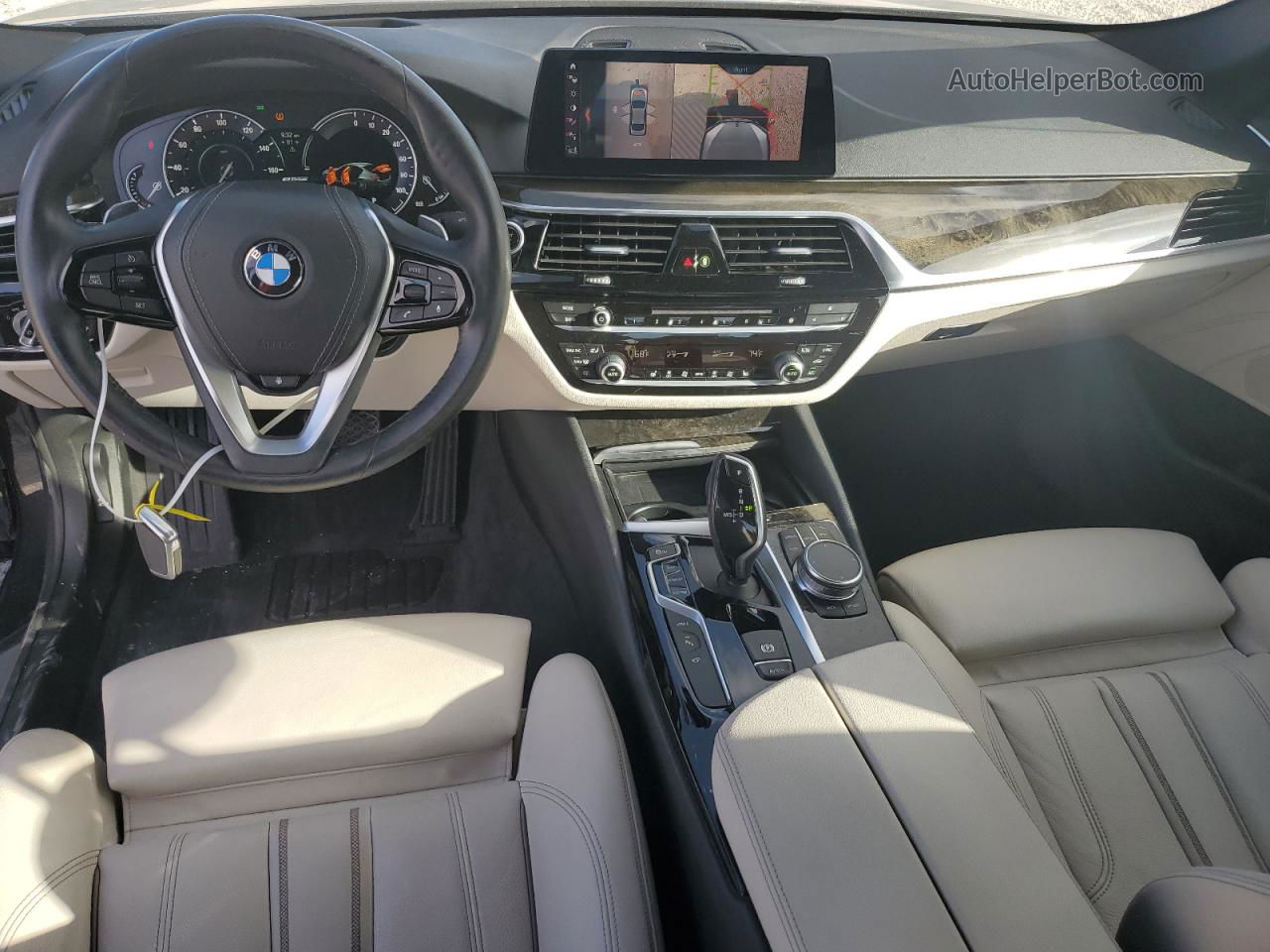 2019 Bmw 530e  Черный vin: WBAJA9C56KB254149