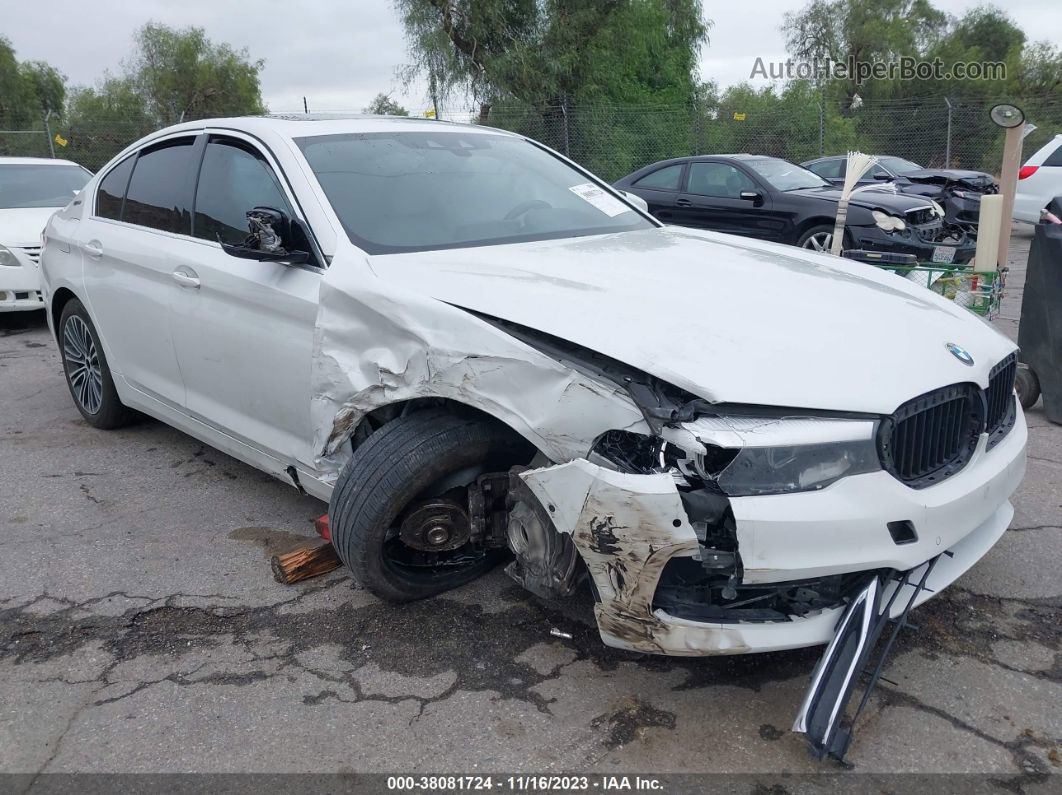 2019 Bmw 530e Iperformance White vin: WBAJA9C56KB393617