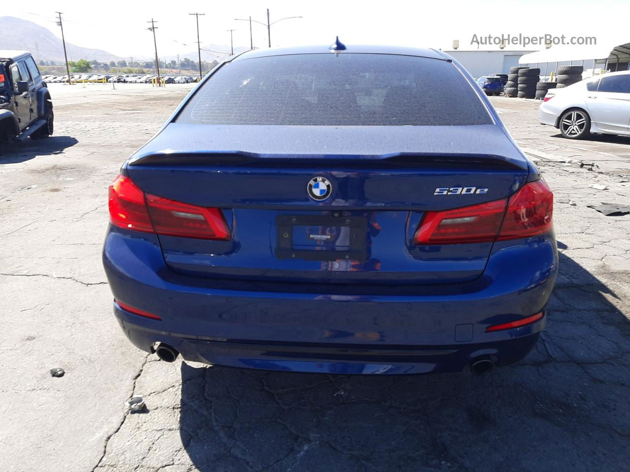 2019 Bmw 530e  Blue vin: WBAJA9C57KB388975