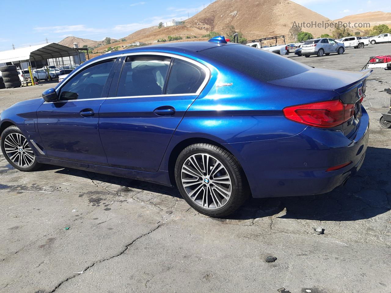 2019 Bmw 530e  Blue vin: WBAJA9C57KB388975