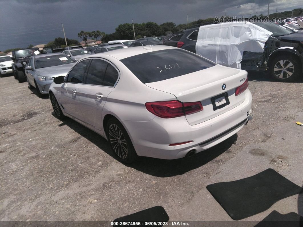 2018 Bmw 5 Series 530e Iperformance White vin: WBAJA9C58JG622932