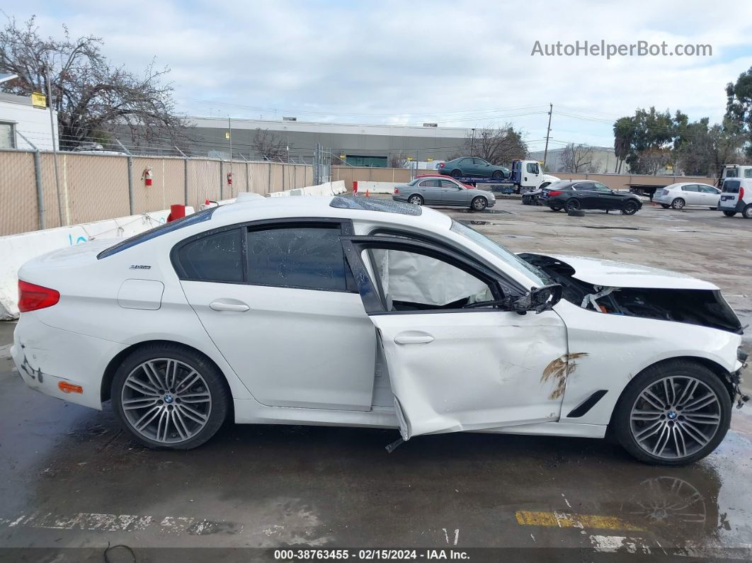 2019 Bmw 530e Iperformance White vin: WBAJA9C58KB393361