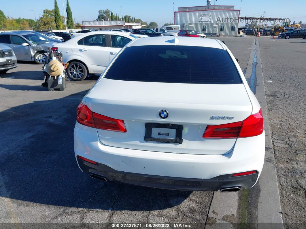 2018 Bmw 5 Series 530e Iperformance Белый vin: WBAJA9C59JB251678