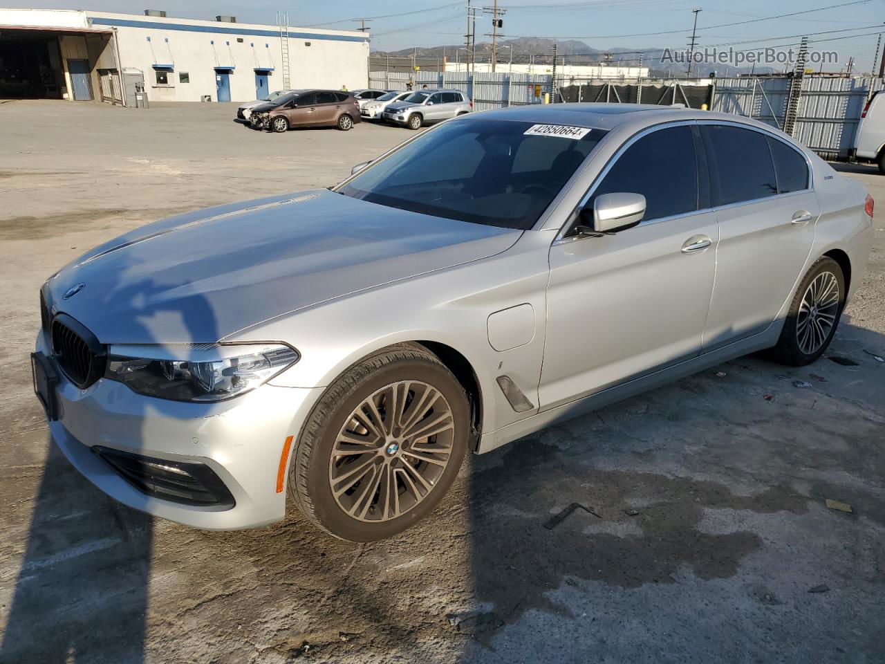 2018 Bmw 530e  Silver vin: WBAJA9C59JB252779