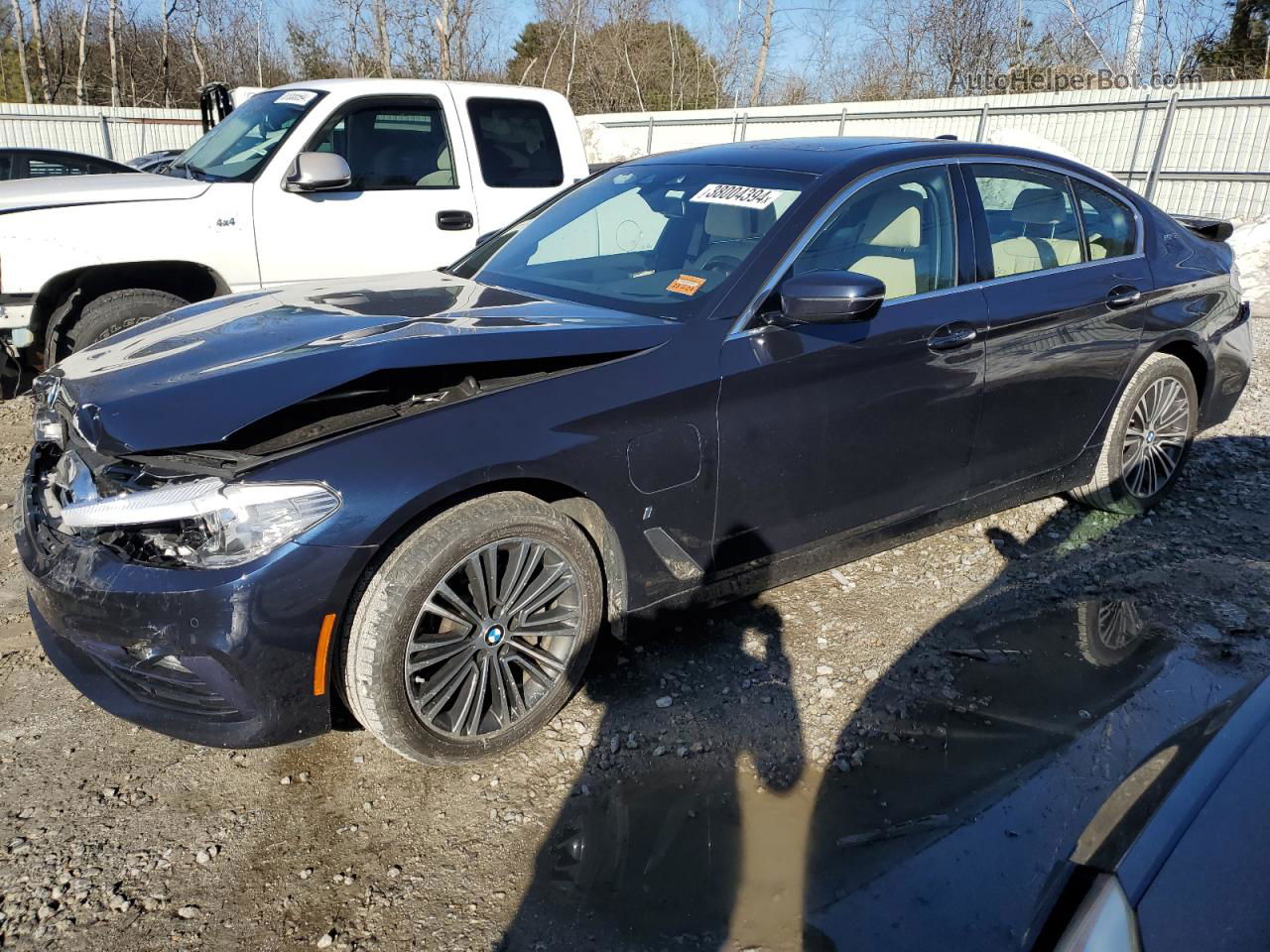 2018 Bmw 530xe  Синий vin: WBAJB1C52JB084689