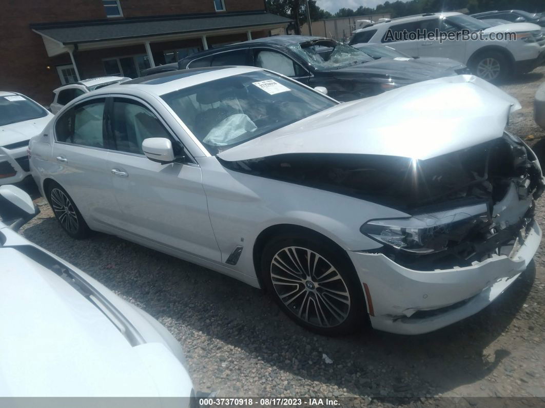 2018 Bmw 530e 530e Xdrive Iperformance White vin: WBAJB1C53JB374259