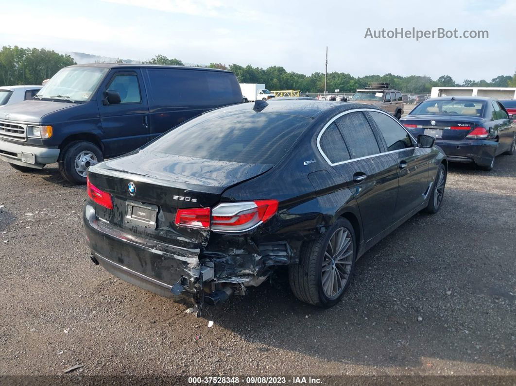 2018 Bmw 530e Xdrive Iperformance Black vin: WBAJB1C53JB374617