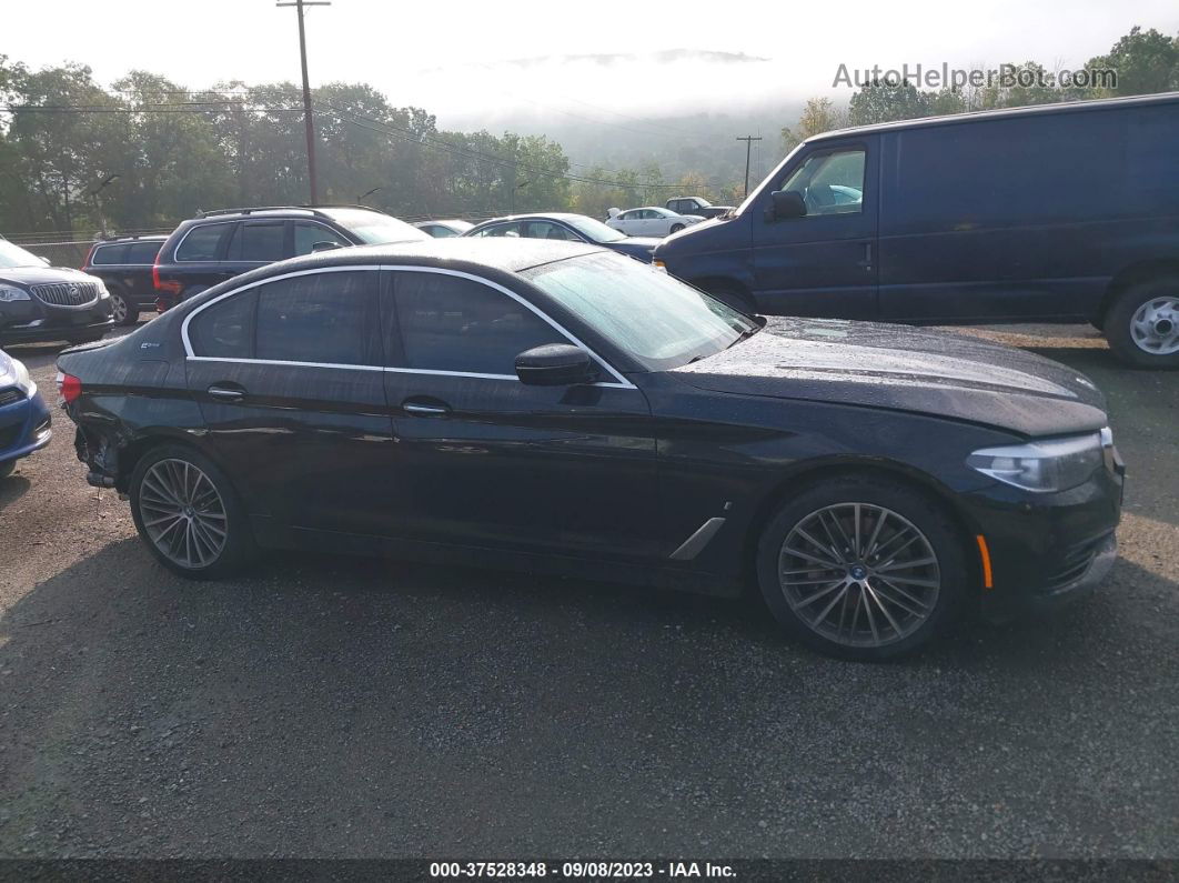 2018 Bmw 530e Xdrive Iperformance Black vin: WBAJB1C53JB374617