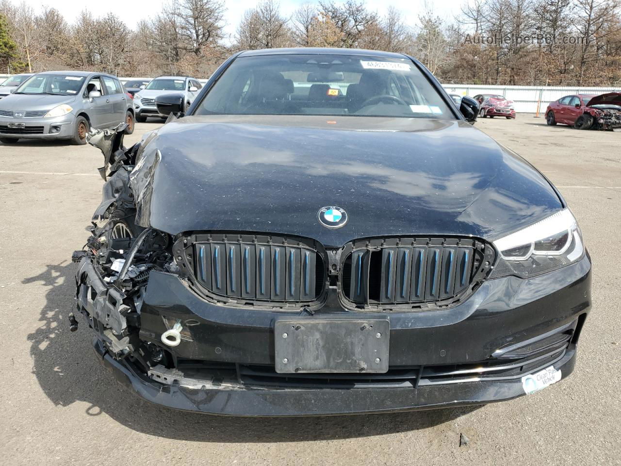 2019 Bmw 530xe  Black vin: WBAJB1C55KB375625